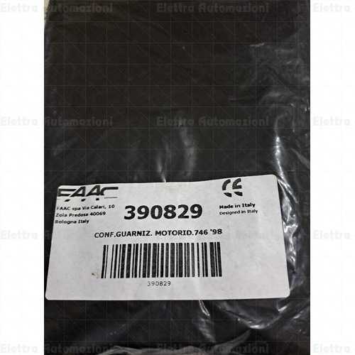 FAAC KIT GUARNIZIONI MOTORE 746 ANNO 98 codice 390829